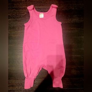 Hanna Anderson pink overall size12-18 months